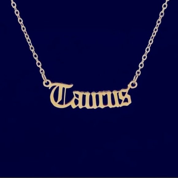 12 Astrological Letter Pendants Gold Necklace 925 - Picture 4 of 13